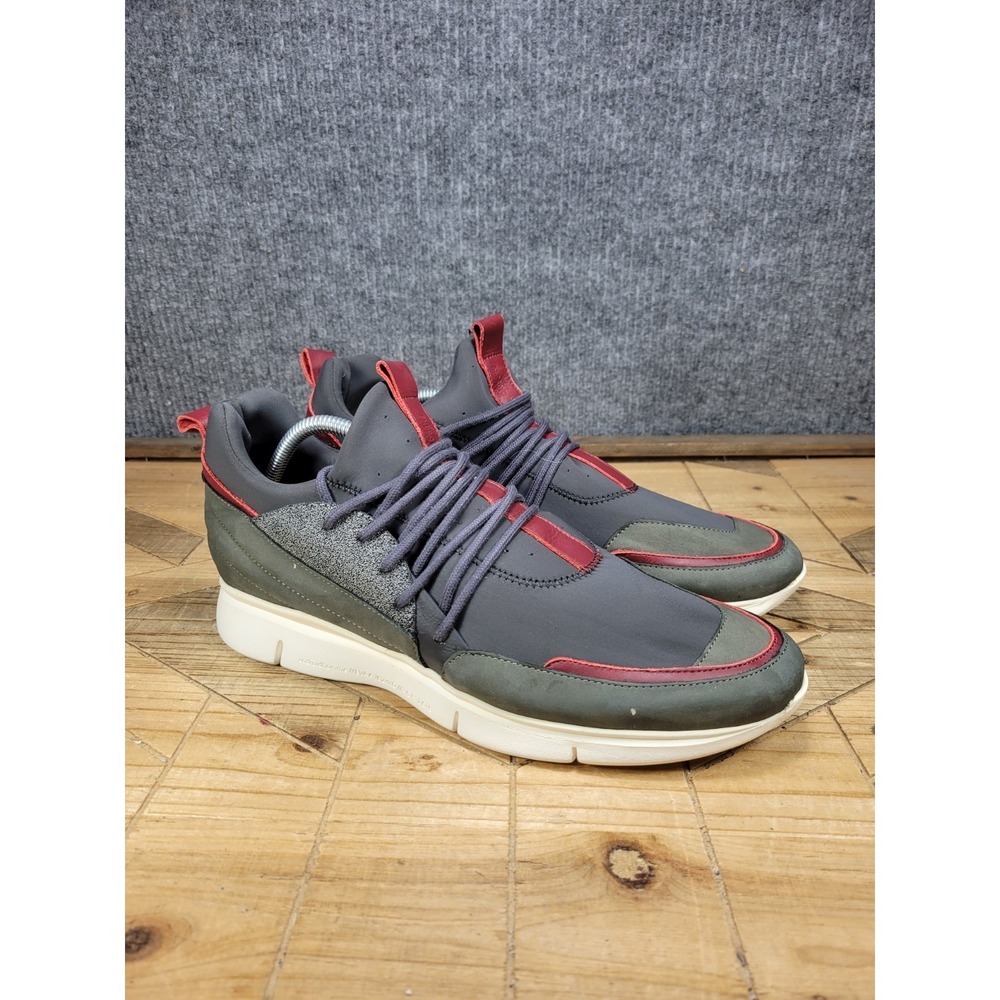 Android Homme Runyon Mens 45EU 11 US Sneakers Runner Wine & Caviar Grey Neoprene